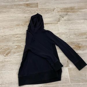 plain black sweatshirt worn only twice!